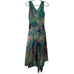 Rabbit Rabbit Rabbit Dress Asymmetrical Babydoll V-neck Drop Waist Fairy Sz 12